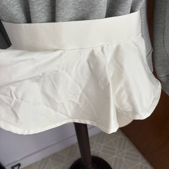 NIKE x SACAI sz M Tech Fleece Jacket Gray White Ruffle Full Zip 716911 - Picture 7 of 15